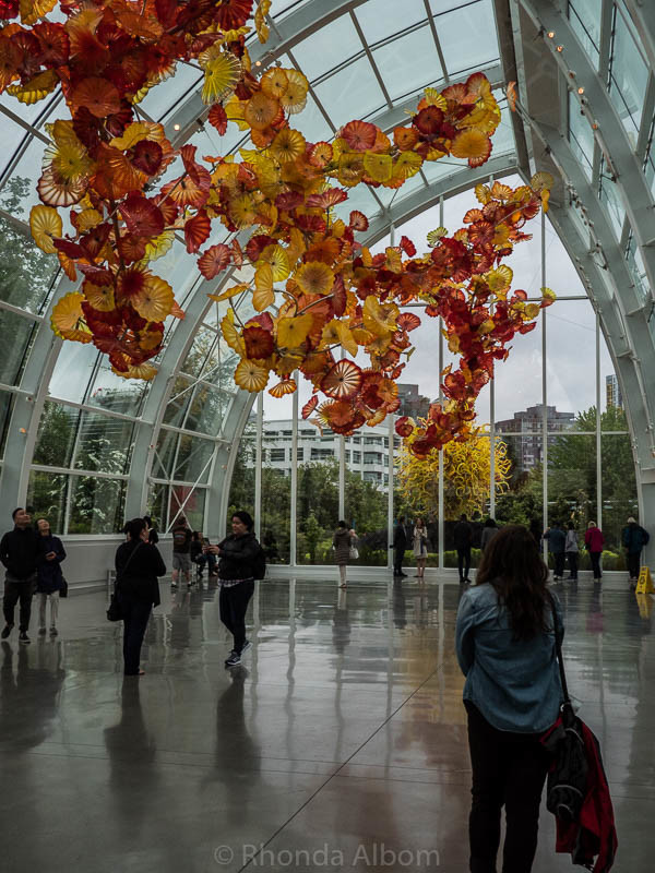 Glasshouse at Chihuly Garden and Glass in Seattle Washington