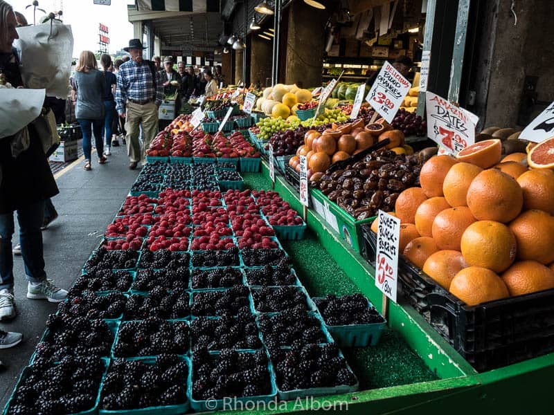 Berries for sale in Seattle