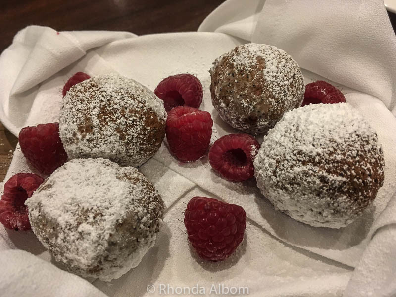 Zeppole at Pazzo, attached to Hotel Vintage in Portland