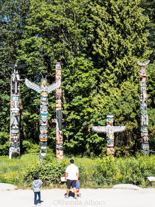 10 Essential Alaska Cruise Tips for an Amazing Journey 18 The totem poles of the First Nations people at Stanley Park seen at port before boarding an Alaska cruise from Vancouver