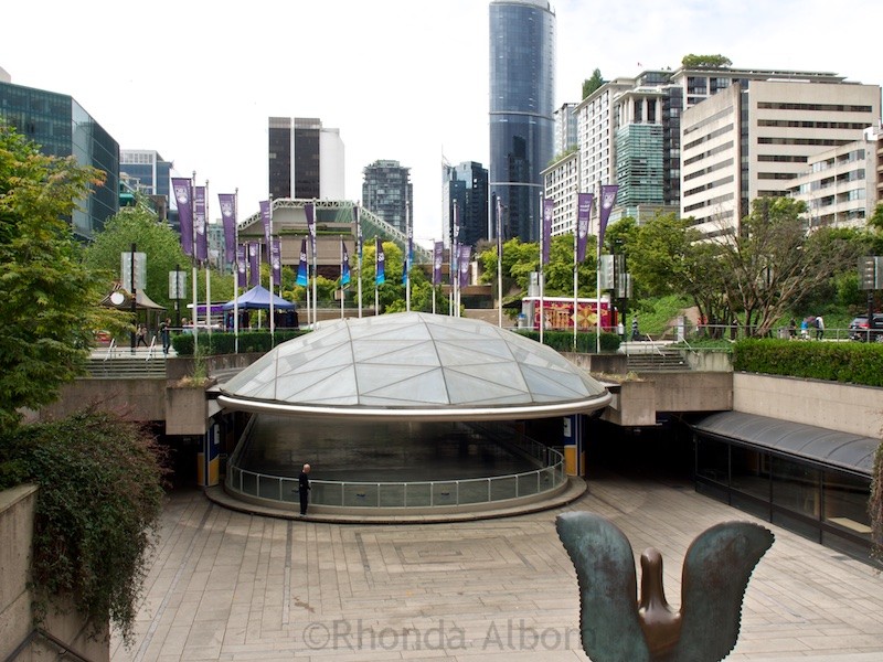 Ice rink in Vancouver Canada