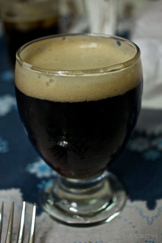 Traditional Argentinian Food include drinks like this Fernet con coca cola. Photo copyright ©Sarah Albom 2016