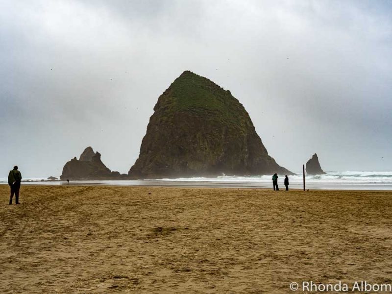 Haystack Rock on Cannon Beach, Oregon