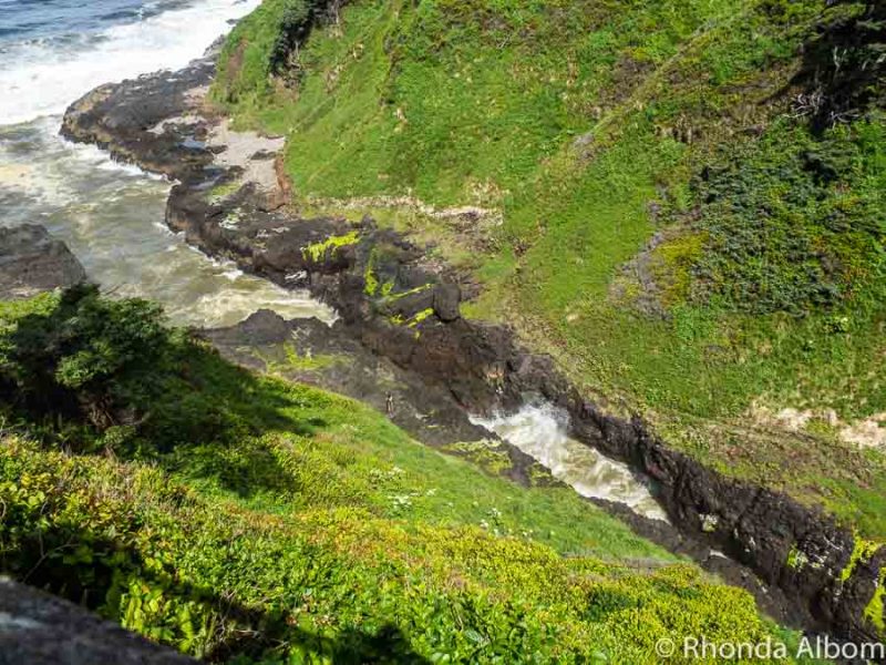 Devils Churn, one of natures Oregon attractions