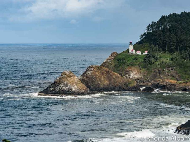 Heceta Head Lighthouse on the southern Oregon coast
