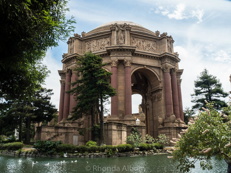 The Palace of Fine Arts in San Francisco California