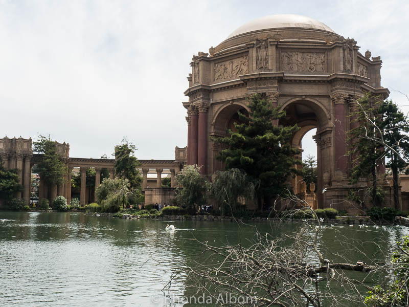 The Palace of Fine Arts in San Francisco California
