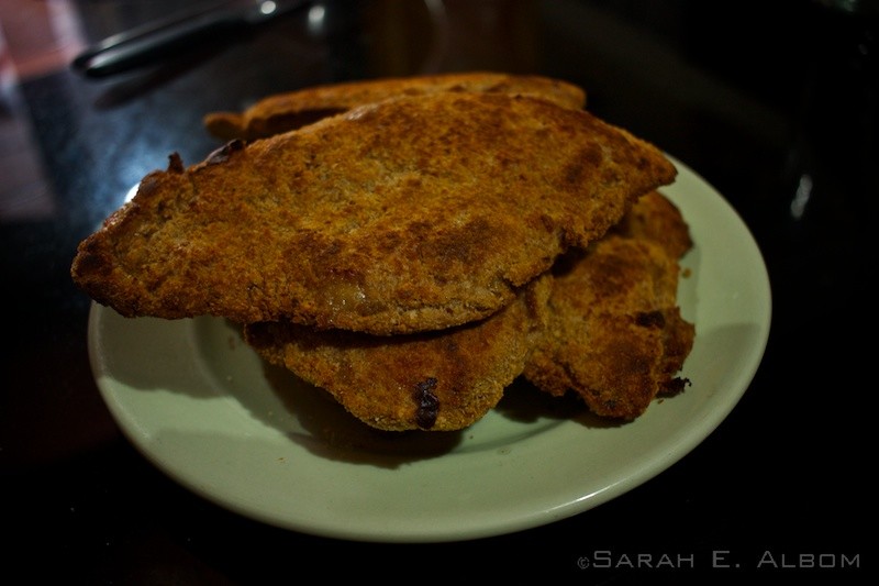 Melanesas on a plate, this traditional Argentinian food originated in Italy. Photo copyright ©Sarah Albom 2016