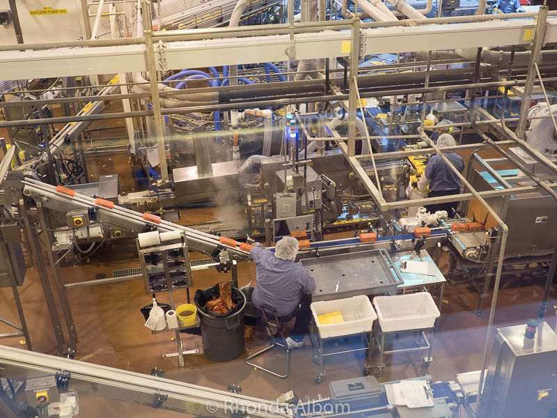Tillamook Cheese Factory Tour: A Perfect Indoor Escape in Oregon 4 Cheese is wrapped at Tillamook Cheese Factory, Tillamook Oregon