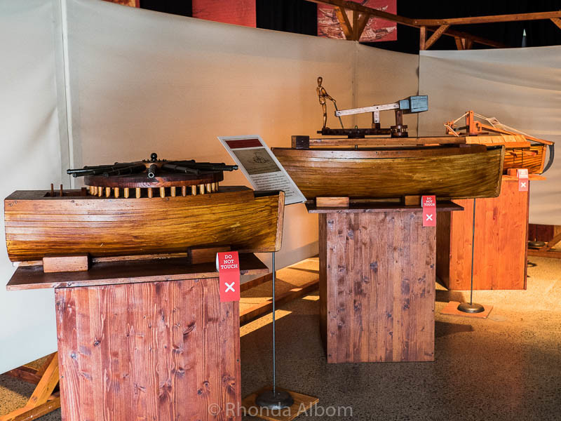 Impressive da Vinci Machines: Visiting Exhibit Seen at MOTAT in Auckland 4 Military engineering by Leonardo da Vinci on display at MOTAT in Auckland New Zealand