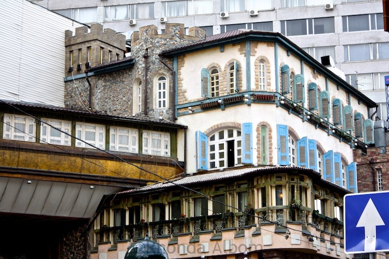 Architecture on Arbat Street