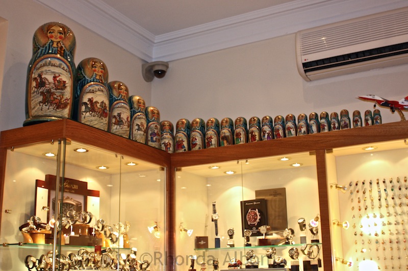 People Watching on Arbat Street in Moscow Russia