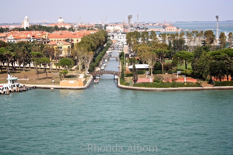 Cruising into Venice Italy on the NCL Spirit 1