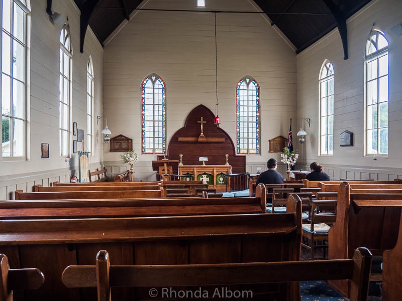 Things to Do in Russell: Dark History of NZ's First Capital 5 Simple wooden interior of New Zealand's Oldest Church located