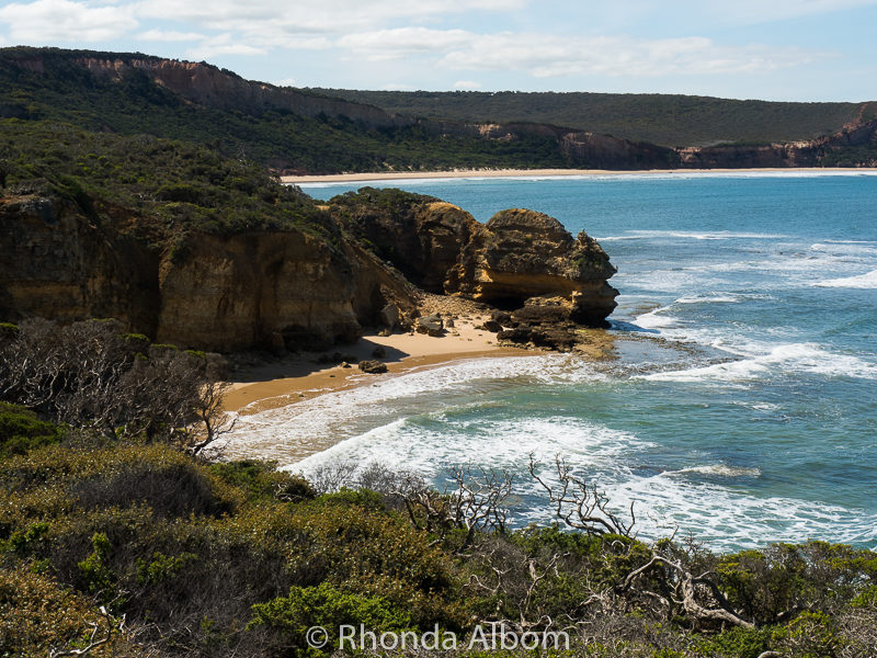 Great Ocean Road Itinerary: 4 Days Loop - Melbourne with Inland Return 9 View from the end of the Point Addis boardwalk on the Great Ocean Road drive, Victoria Australia