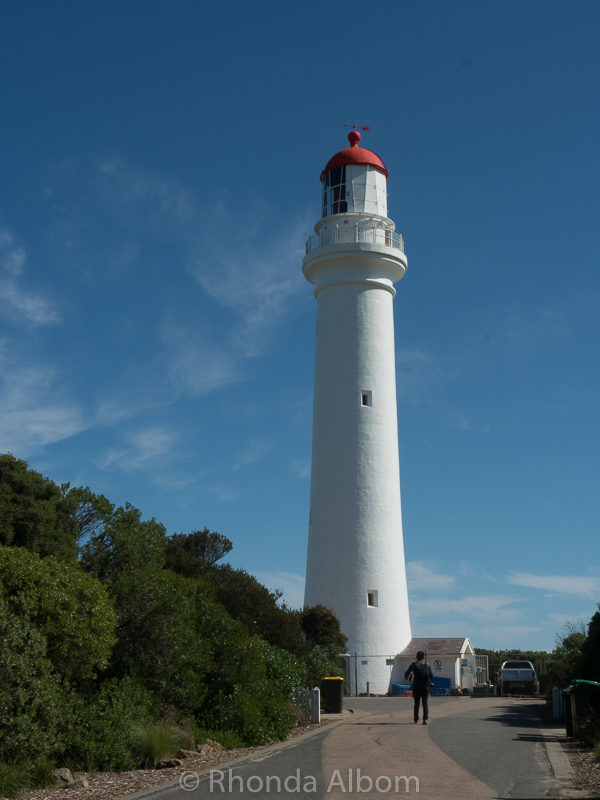 Split Point Lighthouse on the Great Ocean Road in Victoria Australia