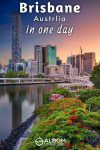 Watching the sunset behind the city from across the river is one of the many things to do in Brisbane in a day