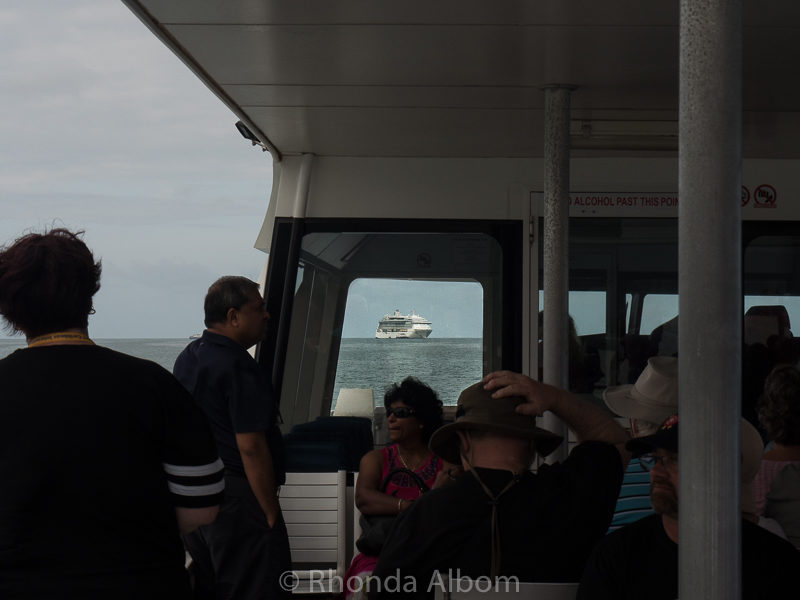 View from the tender between Radiance of the Seas and Yorkey's Knob (Cairns), Australia