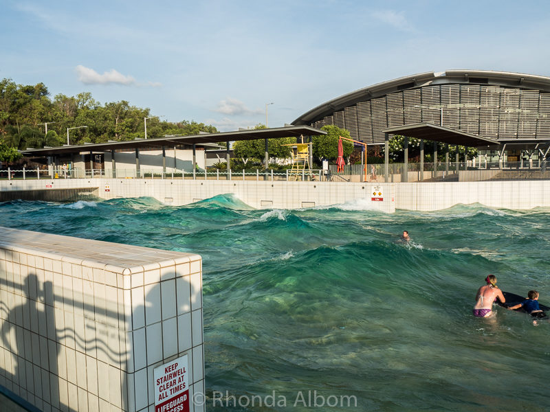 Wave Lagoon and recreation lagoon. in Darwin Australia