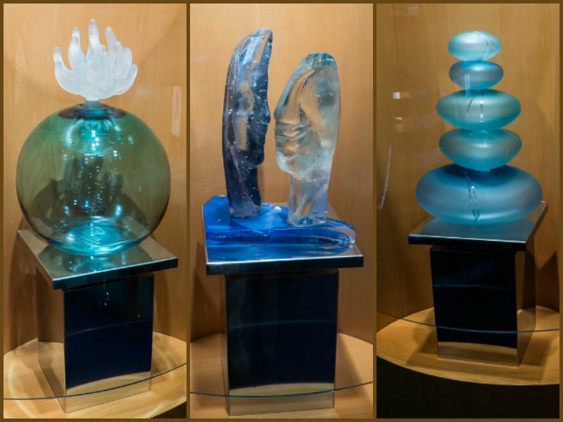 Radiance of the Seas Review: Our Initial Impressions of Royal Caribbean 17 Glass artwork onboard Radiance of the Seas