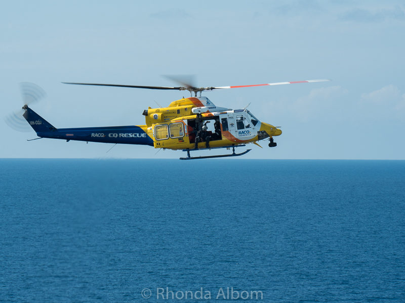 Medical resuce at sea from the Radiance of the Seas.