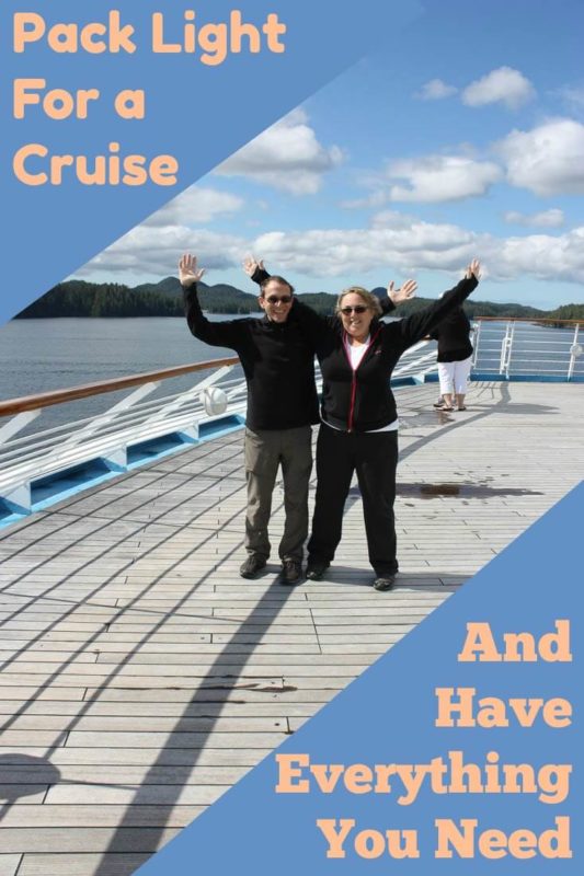 Cruising is great and you only have to unpack once. So why pack light? It makes it easier on travel days. It is possible to have everything you need. Read the article for the details.