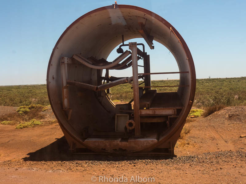 Things to Do in Port Hedland Australia - An interesting Mining Town 9 Sample piece of tunnel that goes under the harbour in Australia