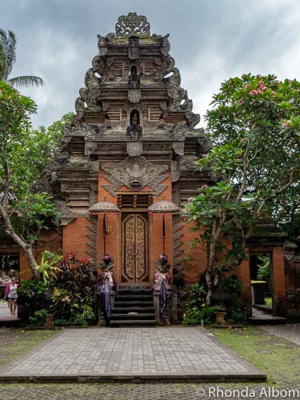 Bali Itinerary: Cruise Port Adventure in Ubud Indonesia 11 Puri Saren Agung is the Palace in Ubud Bali.