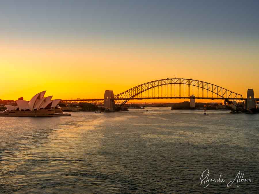 Sydney Harbour sunset
