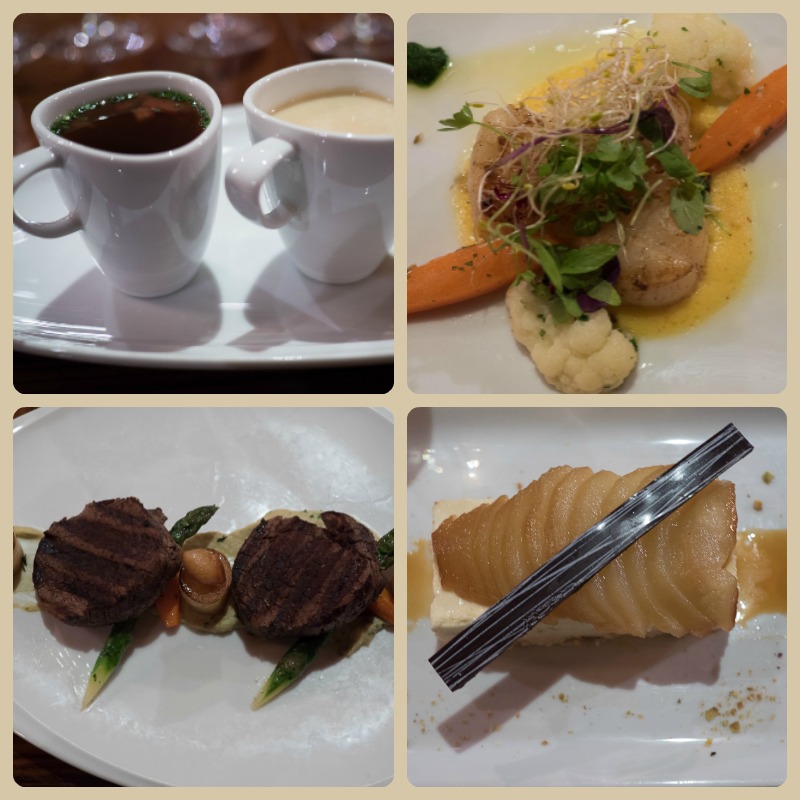Radiance of the Seas Review: Our Initial Impressions of Royal Caribbean 12 Second to forth courses of the Chef's Table dinner
