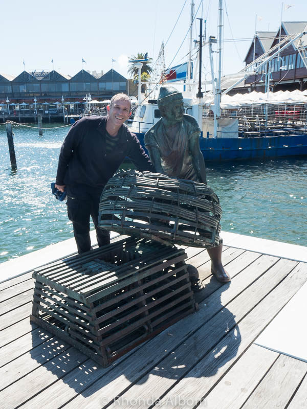 Sculpture in Fremantle, Western Australia