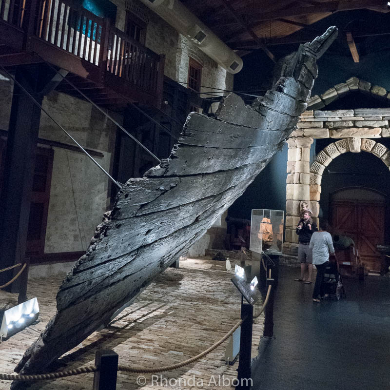 Remains of the Batavia at the Shipwreck Galleries in Fremantle Australia