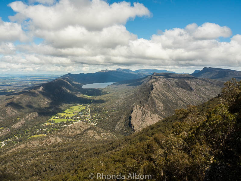 view from Boroka lookout in the Grampians