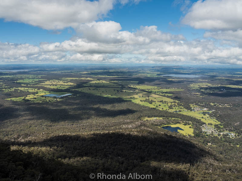 Boroka lookout in the Grampians in Victoria Australia