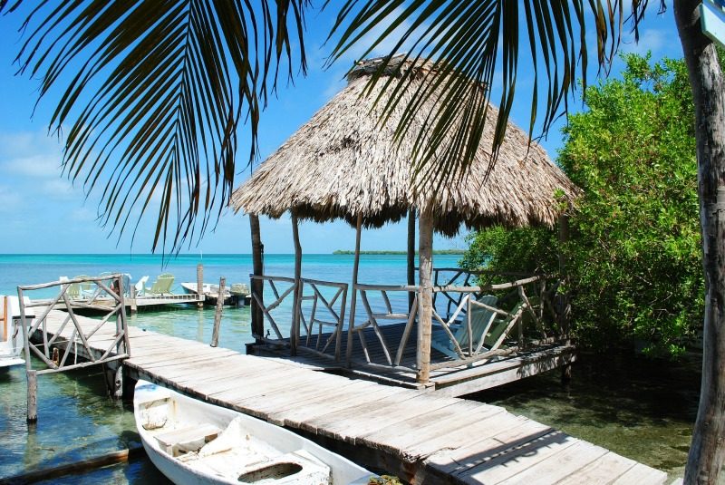 Pier in Belize