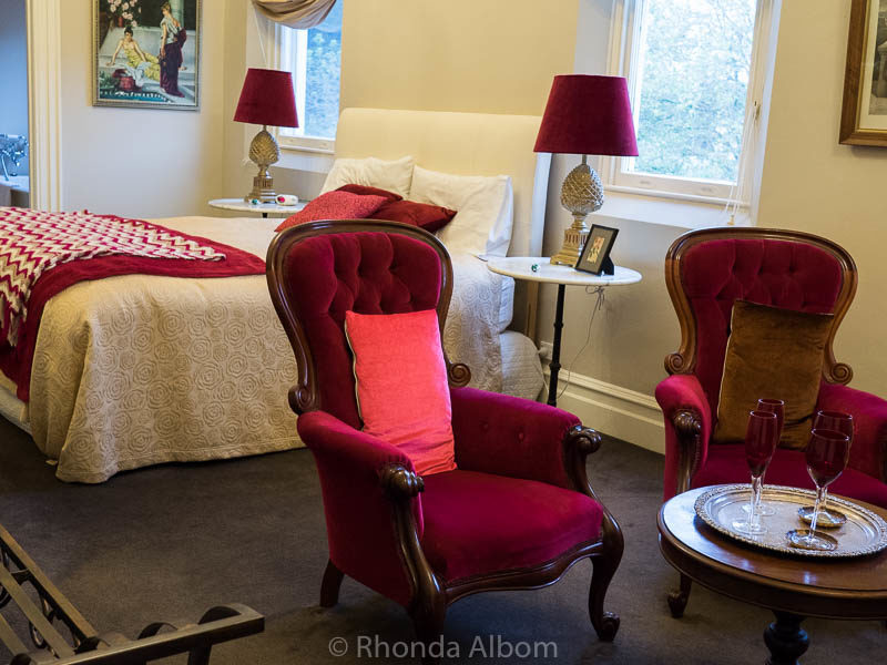 A bedroom in St Patrick's Luxury Botique Hotel in Korit, Australia