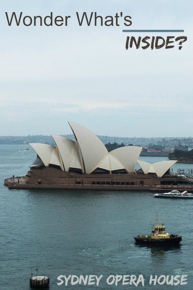 A collection of photos from a tour of the Sydney Opera House in Sydney Australia