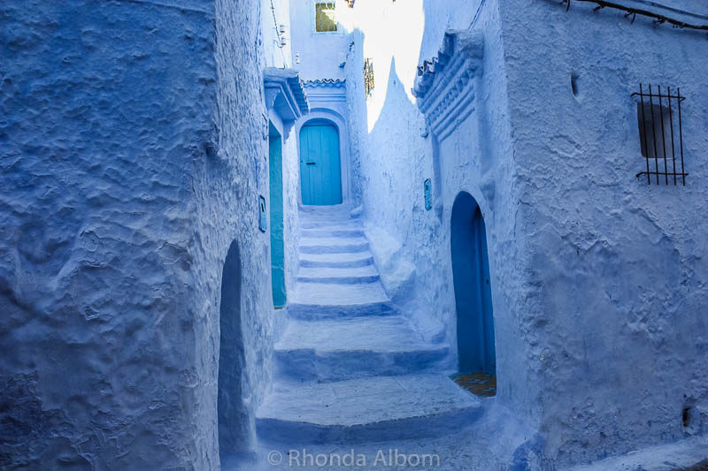 Authentic Fes Medina and 10 Things to Do in Fes Morocco 20 Classic scene in Chefchaouen, the Blue City in Morocco.