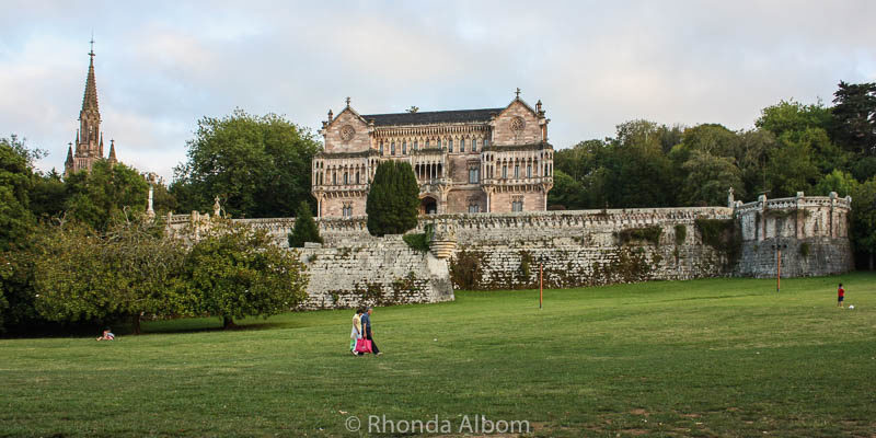 Palace of Sobrellano in Comillas, Spain