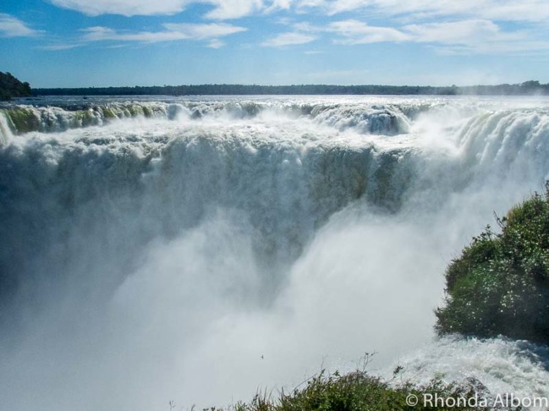 Visiting Iguazu Falls: Intense Experience in 2 Countries (Argentina and Brazil) 13 Above the Devil's Throat Waterfall in Argentina Side.