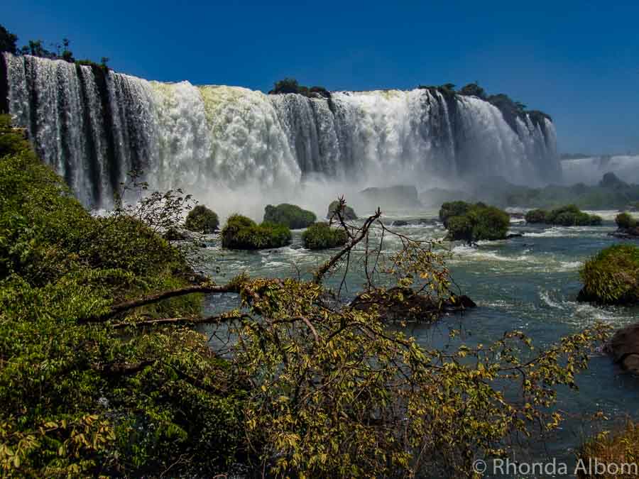 Iguazu Falls Park on the Brazil Side.
