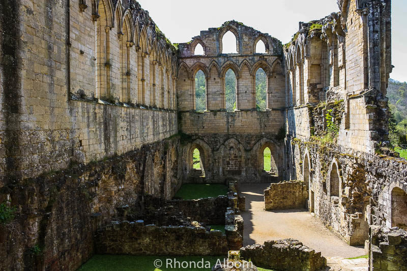 The Picturesque Ruins of Rievaulx Abbey in England's Countryside 11 Rievaulx Abbey in the British Countryside is beautiful even on a cloudy day