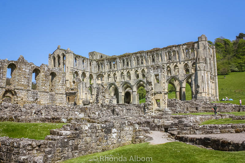 Rievaulx Abbey in the British Countryside