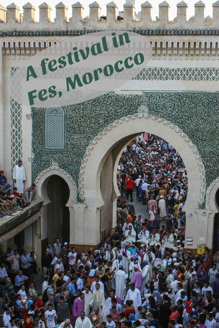 One of a collection of colourful photos of Moussem of Moulay Idriss II, an annual celebration in Fes, Morocco.