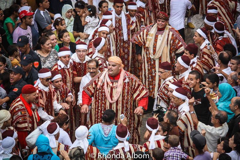 Moussem of Moulay Idriss II: A Colorful Festival in Fes Morocco 9 We were unofficially told that this man is a direct descendant of Moulay Idriss.