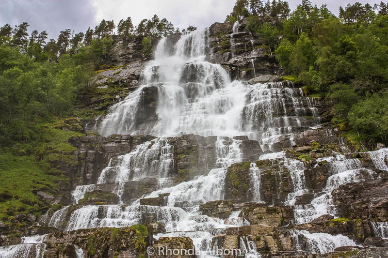 Norway Cruise Ports: Fjords Unveiled - Epic Adventures Await 20 Tvindefossen Waterfall in Norway is often thought to be the Fountain of Youth