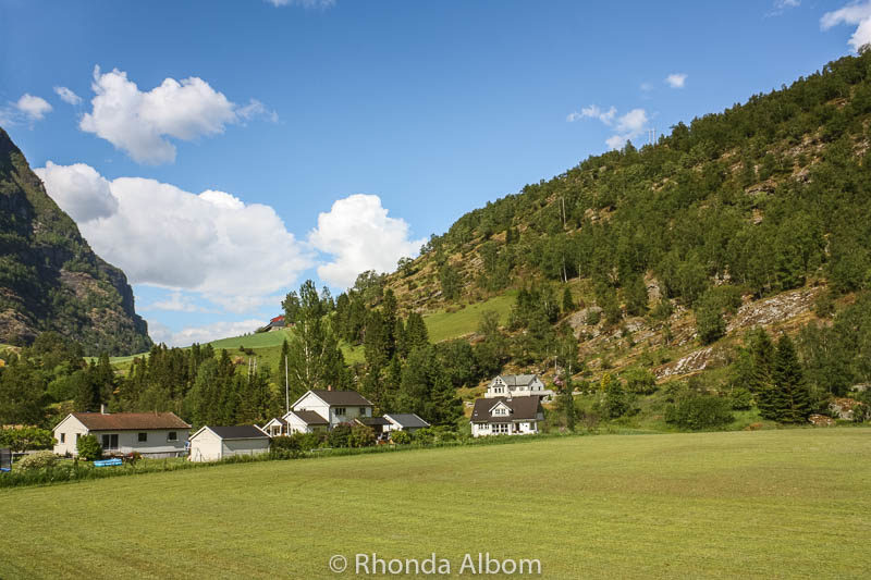 Seen from Flamsbana train from Voss back to Flam in Norway