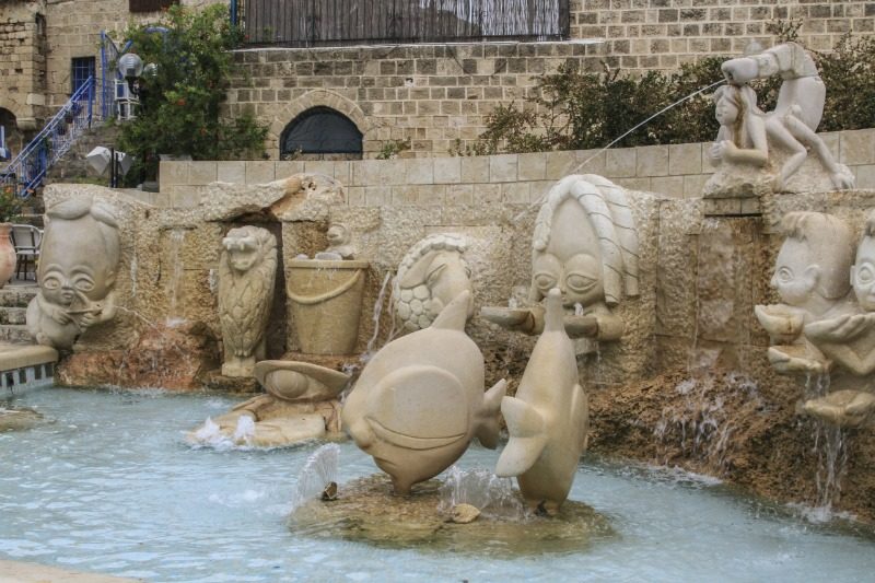 statue in Jaffa Israel