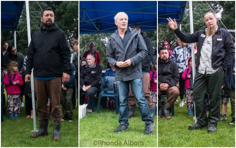 Speakers at Kiwi Release in Shakespear Park3