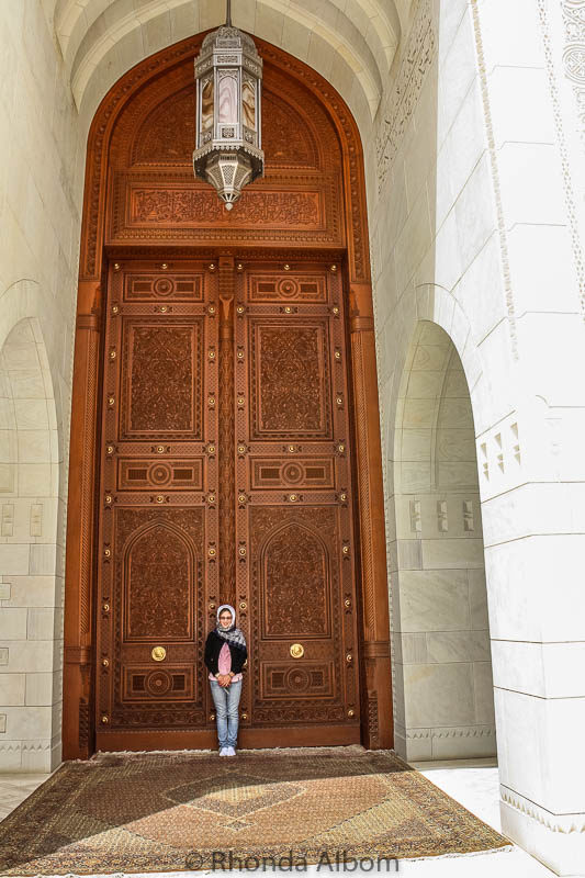 Doors in the Grand Mosque Oman